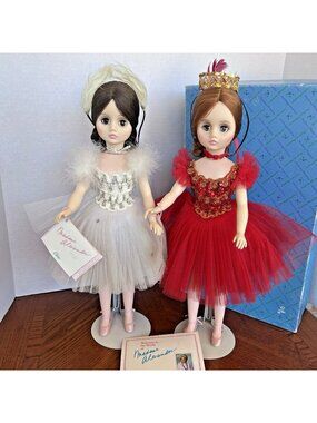 Lot Of 2 Madame Alexander ELISE Ballerina Firebird & Swan Lake Dolls
